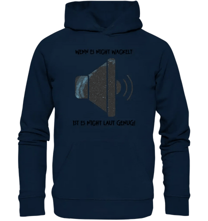 Echte Sternkarte als Lautsprecher + Text • Musik • Unisex Premium Hoodie XS - 5XL aus Bio - Baumwolle für Damen & Herren • Exklusivdesign • personalisiert von HalloGeschenk.de