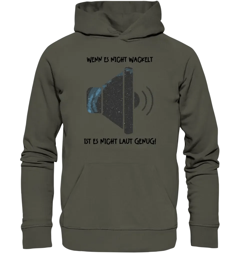 Echte Sternkarte als Lautsprecher + Text • Musik • Unisex Premium Hoodie XS - 5XL aus Bio - Baumwolle für Damen & Herren • Exklusivdesign • personalisiert von HalloGeschenk.de