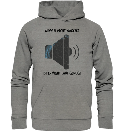 Echte Sternkarte als Lautsprecher + Text • Musik • Unisex Premium Hoodie XS - 5XL aus Bio - Baumwolle für Damen & Herren • Exklusivdesign • personalisiert von HalloGeschenk.de