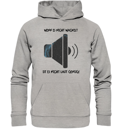 Echte Sternkarte als Lautsprecher + Text • Musik • Unisex Premium Hoodie XS - 5XL aus Bio - Baumwolle für Damen & Herren • Exklusivdesign • personalisiert von HalloGeschenk.de