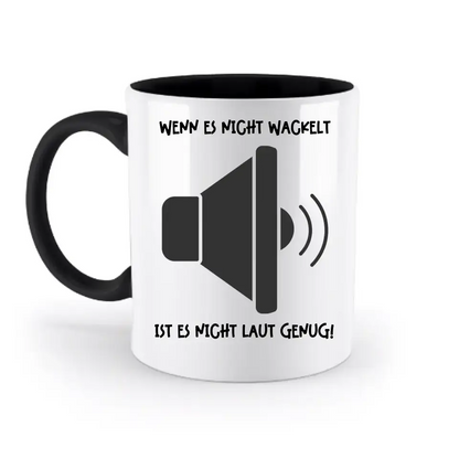 Echte Sternkarte als Lautsprecher + Text • Musik • zweifarbige Tasse • Exklusivdesign • personalisiert
