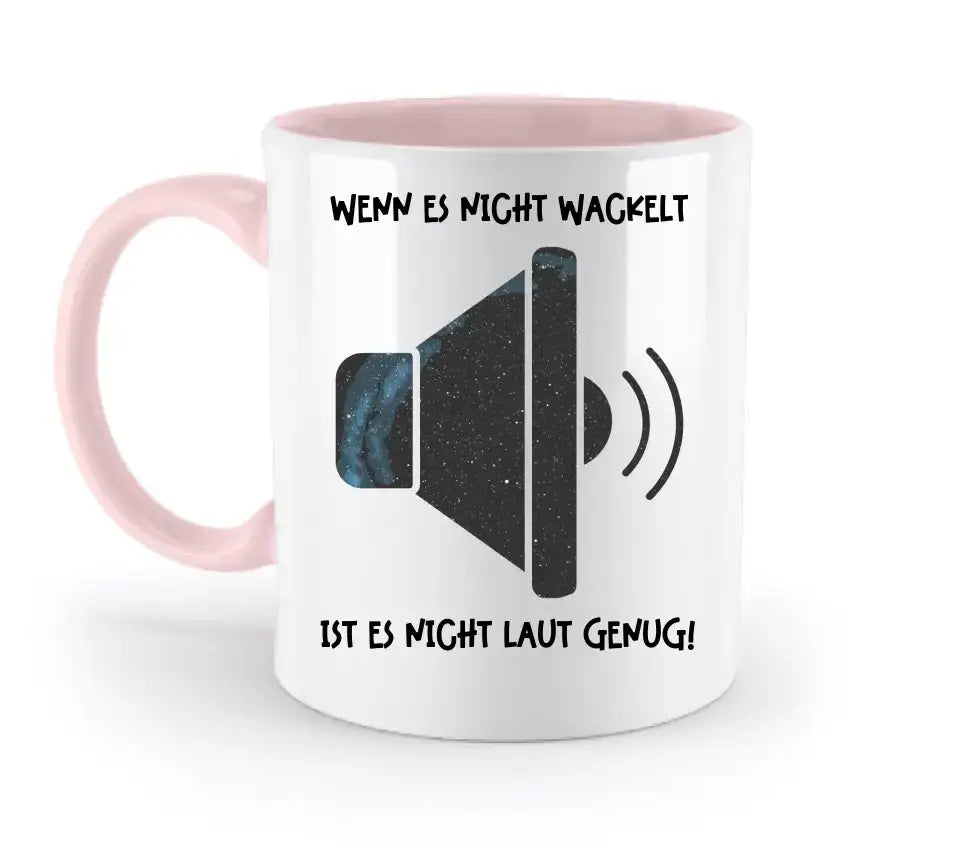 Echte Sternkarte als Lautsprecher + Text • Musik • zweifarbige Tasse • Exklusivdesign • personalisiert - zweifarbige