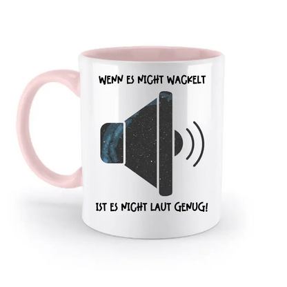 Echte Sternkarte als Lautsprecher + Text • Musik • zweifarbige Tasse • Exklusivdesign • personalisiert
