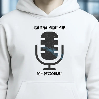 Echte Sternkarte als Mikrofon + Text • Unisex Premium Hoodie XS-5XL aus Bio-Baumwolle für Damen & Herren • Exklusivdesign • personalisiert