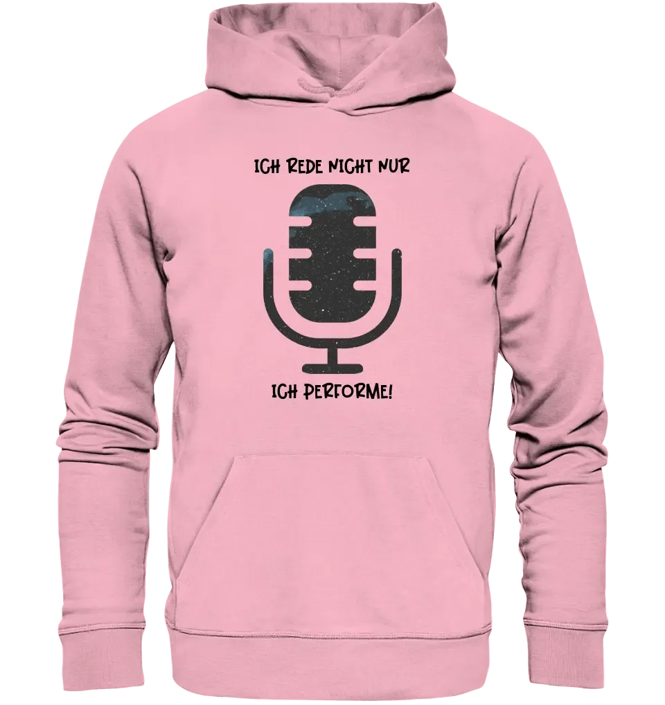 Echte Sternkarte als Mikrofon + Text • Unisex Premium Hoodie XS - 5XL aus Bio - Baumwolle für Damen & Herren • Exklusivdesign • personalisiert von HalloGeschenk.de