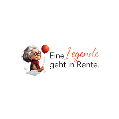 Eine Legende geht in Rente - Geschenkset für Frauen • Geschenkbox • Geschenkidee