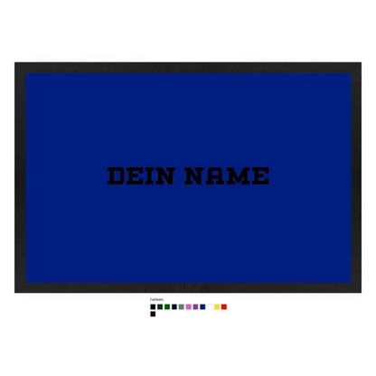 Einfacher Name • Fußmatte • Exklusivdesign • personalisiert