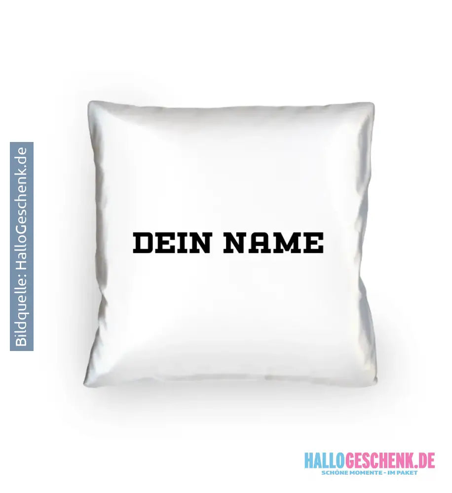 Einfacher Name • Kissen 40x40 cm • Exklusivdesign • personalisiert