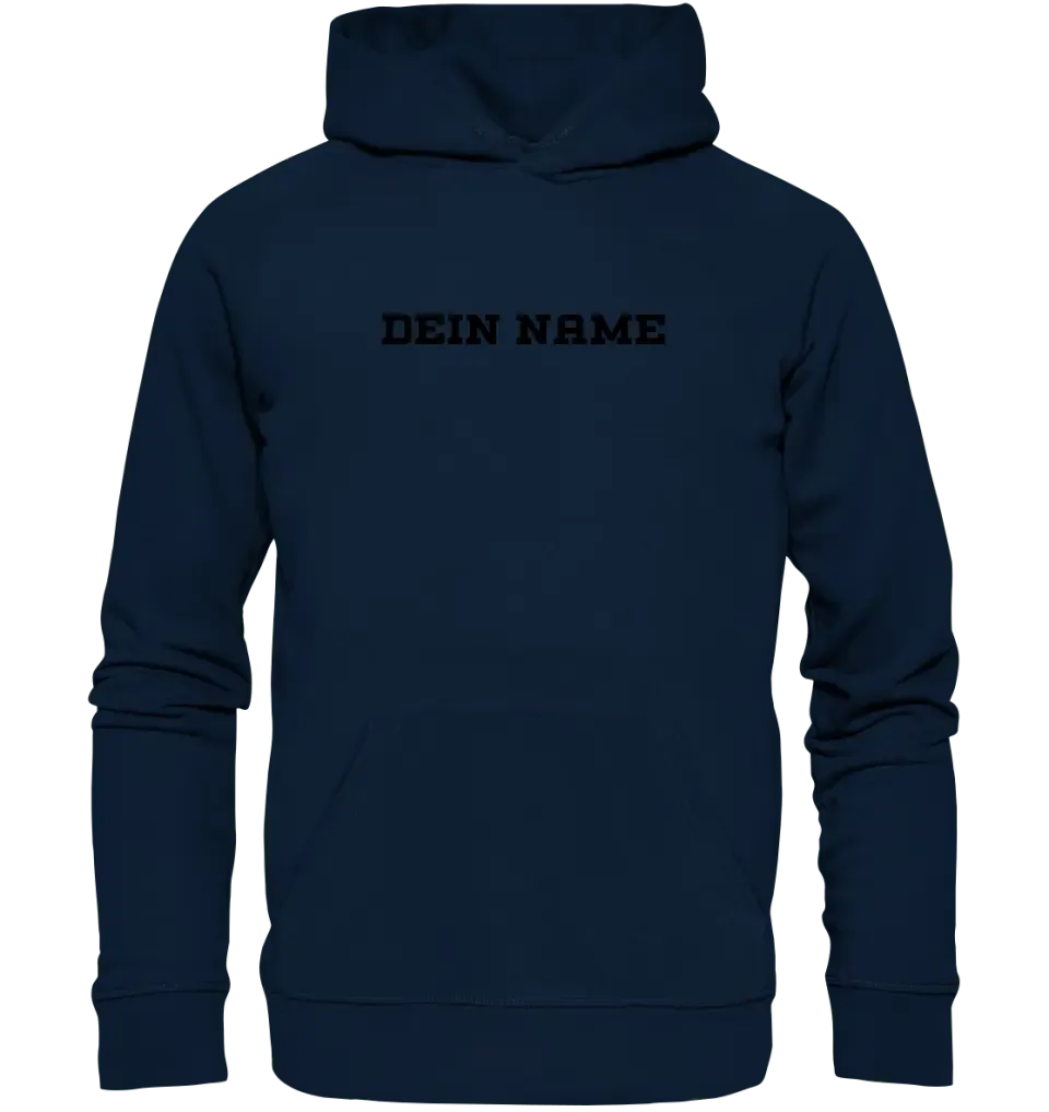 Einfacher Name • Unisex Premium Hoodie XS - 5XL aus Bio - Baumwolle für Damen & Herren • Exklusivdesign • personalisiert - HalloGeschenk.de