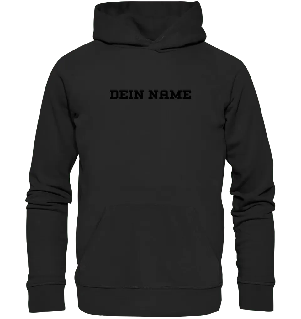 Einfacher Name • Unisex Premium Hoodie XS - 5XL aus Bio - Baumwolle für Damen & Herren • Exklusivdesign • personalisiert - HalloGeschenk.de