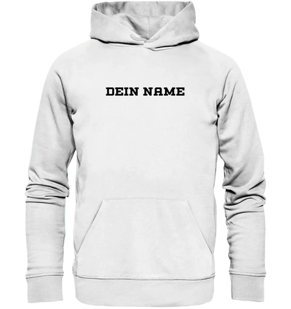 Einfacher Name • Unisex Premium Hoodie XS - 5XL aus Bio - Baumwolle für Damen & Herren • Exklusivdesign • personalisiert - HalloGeschenk.de