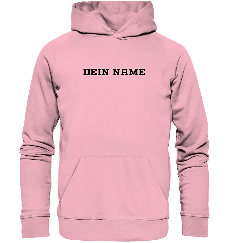 Einfacher Name • Unisex Premium Hoodie XS - 5XL aus Bio - Baumwolle für Damen & Herren • Exklusivdesign • personalisiert - HalloGeschenk.de