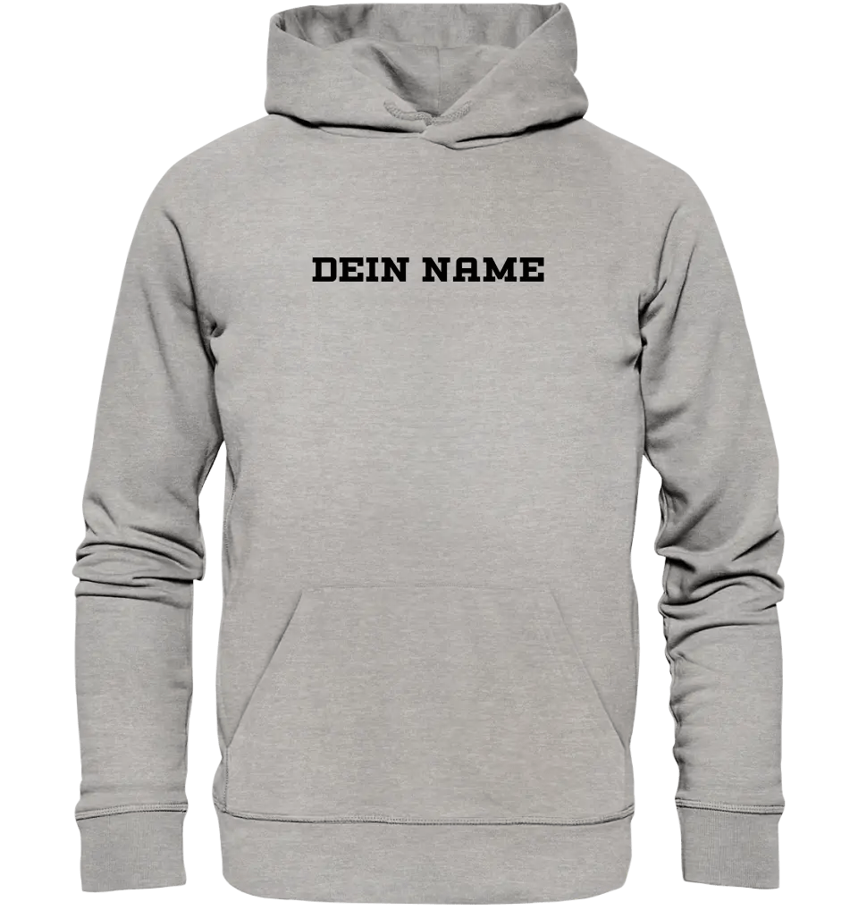 Einfacher Name • Unisex Premium Hoodie XS - 5XL aus Bio - Baumwolle für Damen & Herren • Exklusivdesign • personalisiert - HalloGeschenk.de