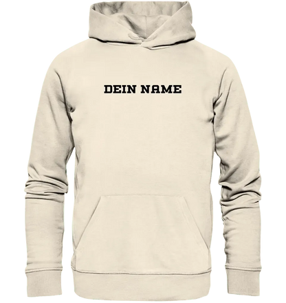 Einfacher Name • Unisex Premium Hoodie XS - 5XL aus Bio - Baumwolle für Damen & Herren • Exklusivdesign • personalisiert - HalloGeschenk.de