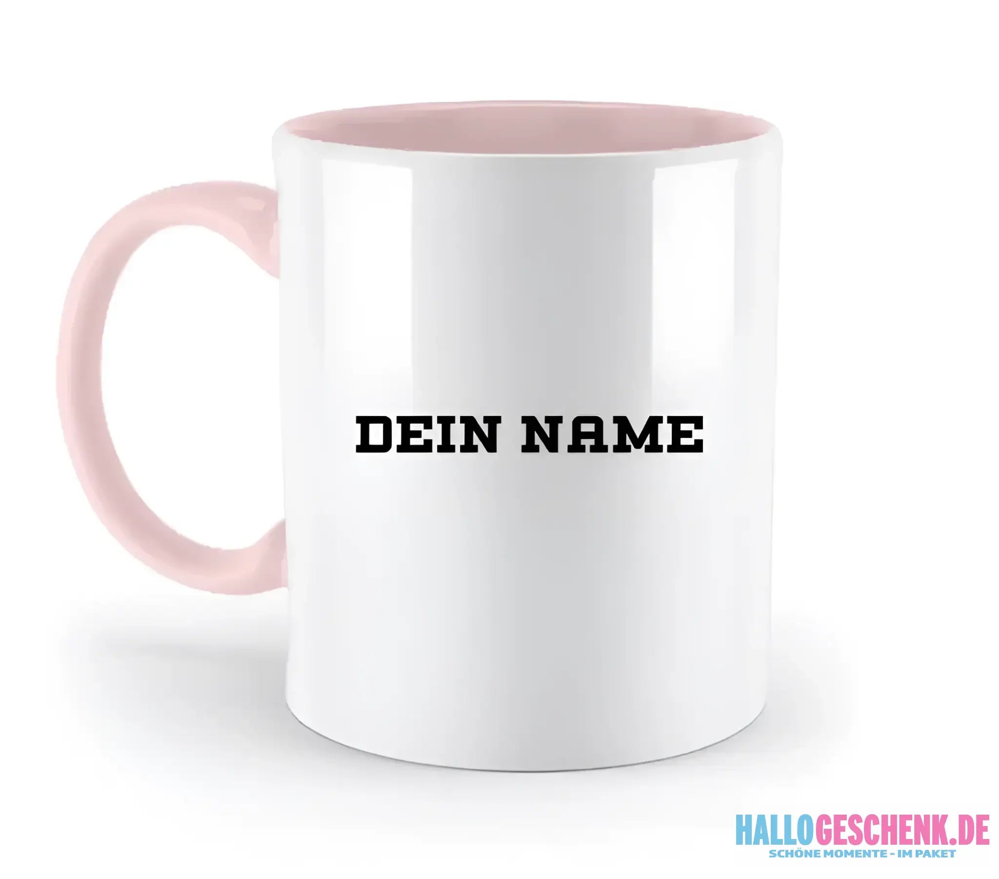 Einfacher Name • zweifarbige Tasse • Exklusivdesign • personalisiert