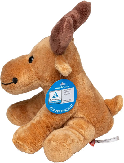 plush braun moose toy mit soft fuzzy fur und dark braun antlers perfect für christmas decoration
