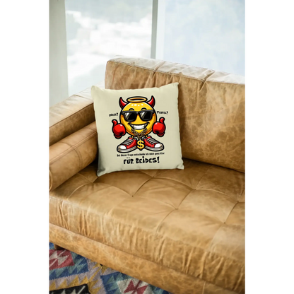 Engel? Teufel? Beides! • Kissen 40x40 cm • Exklusivdesign • personalisiert
