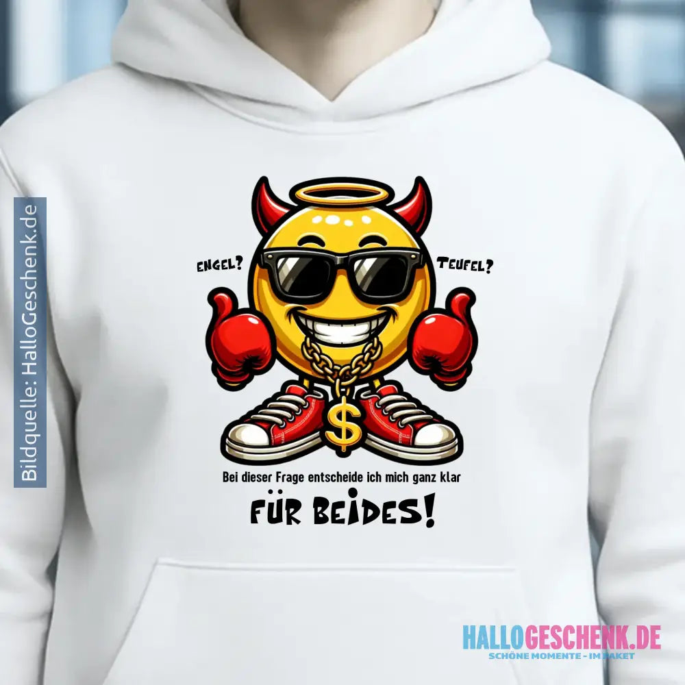Engel? Teufel? Beides! • Unisex Premium Hoodie XS-5XL aus Bio-Baumwolle für Damen & Herren • Exklusivdesign • personalisiert