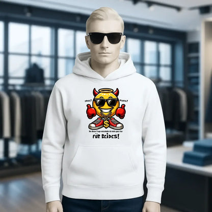 Engel? Teufel? Beides! • Unisex Premium Hoodie XS-5XL aus Bio-Baumwolle für Damen & Herren • Exklusivdesign • personalisiert
