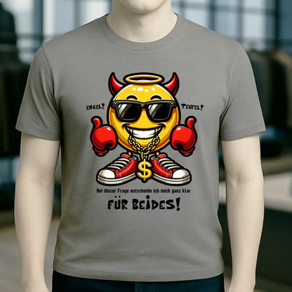 Engel? Teufel? Beides! • Unisex Premium T-Shirt XS-5XL aus Bio-Baumwolle für Damen & Herren • Exklusivdesign • personalisiert