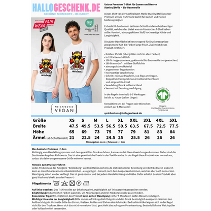 Engel? Teufel? Beides! • Unisex Premium T-Shirt XS-5XL aus Bio-Baumwolle für Damen & Herren • Exklusivdesign • personalisiert