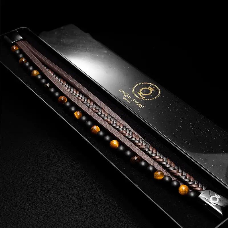 FANCY TIGER EYE - Armband