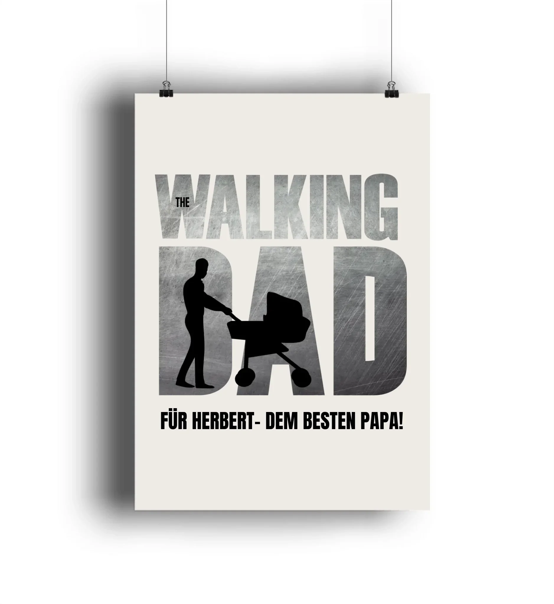 Father Galaxy • mehrere Artikel • ’Statement-Collection’ • Wunschtext • Mein Motiv • Bester Papa • Vatertag - POSTER