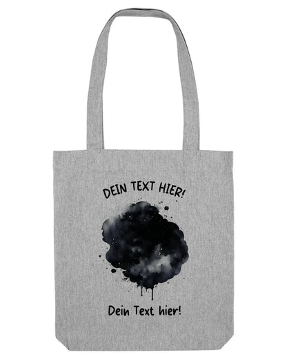 KI-Cartoon-Effekt Splash • mehrere Artikel • ’Statement-Collection’ • Wunschtext • Mein Fotomotiv - Stofftasche • Bio