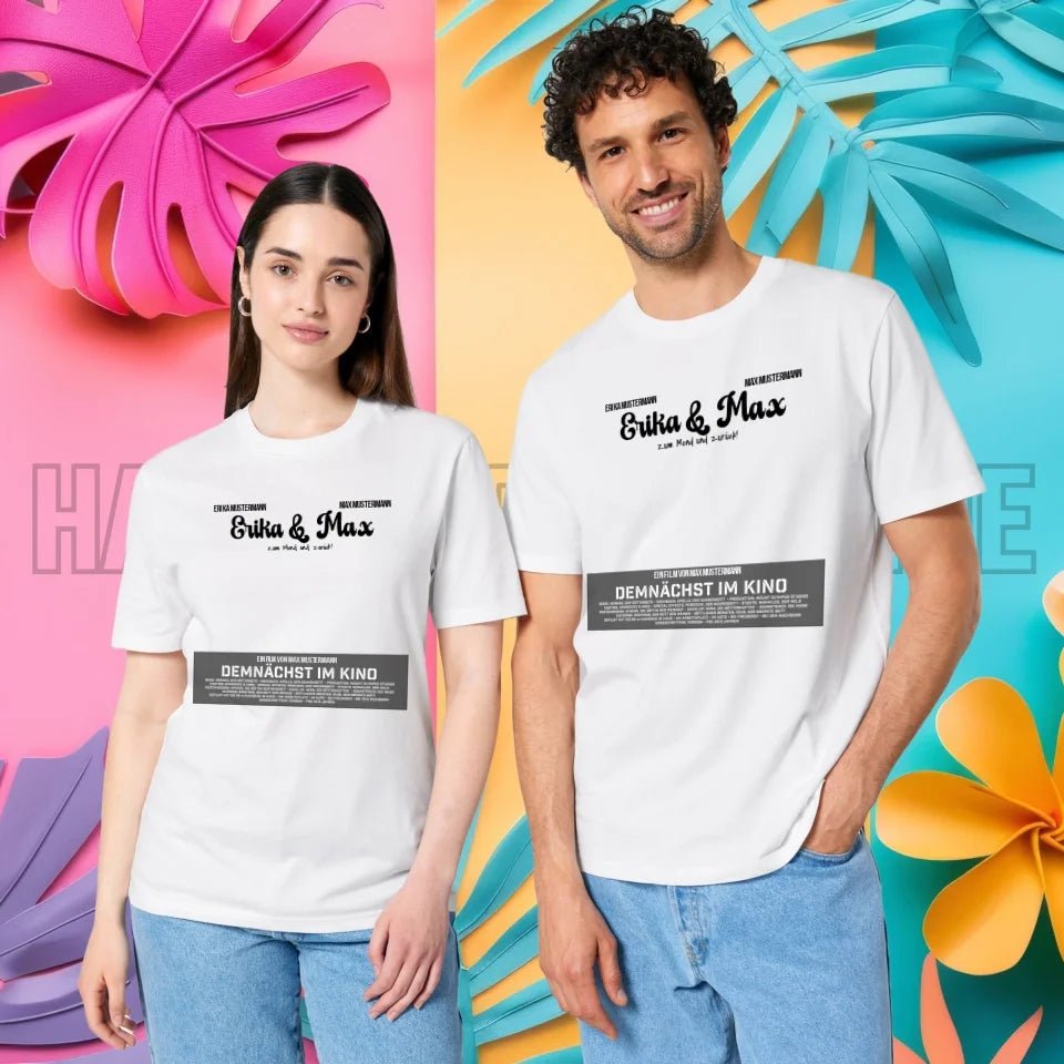 Filmplakat Look Fotoartikel: Unisex Premium T-Shirt XS - 5XL aus Bio - Baumwolle für Damen & Herren von HalloGeschenk.de