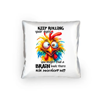 Find a brain!? • Kissen 40x40 cm • Exklusivdesign • personalisiert