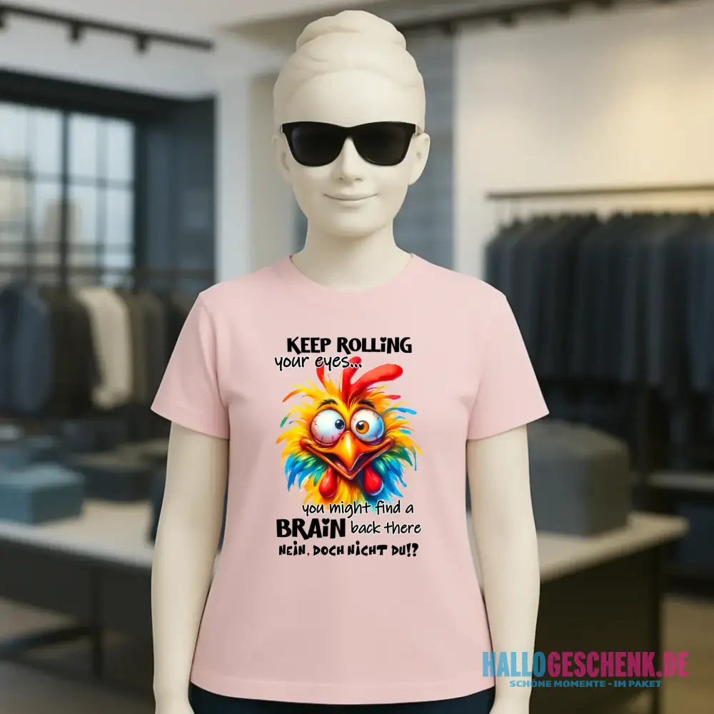 Find a brain!? • Ladies Premium T-Shirt XS-2XL aus Bio-Baumwolle für Damen • Exklusivdesign • personalisiert