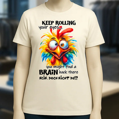 Find a brain!? • Ladies Premium T-Shirt XS-2XL aus Bio-Baumwolle für Damen • Exklusivdesign • personalisiert