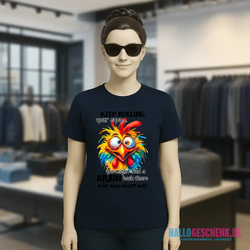 Find a brain!? • Ladies Premium T-Shirt XS-2XL aus Bio-Baumwolle für Damen • Exklusivdesign • personalisiert