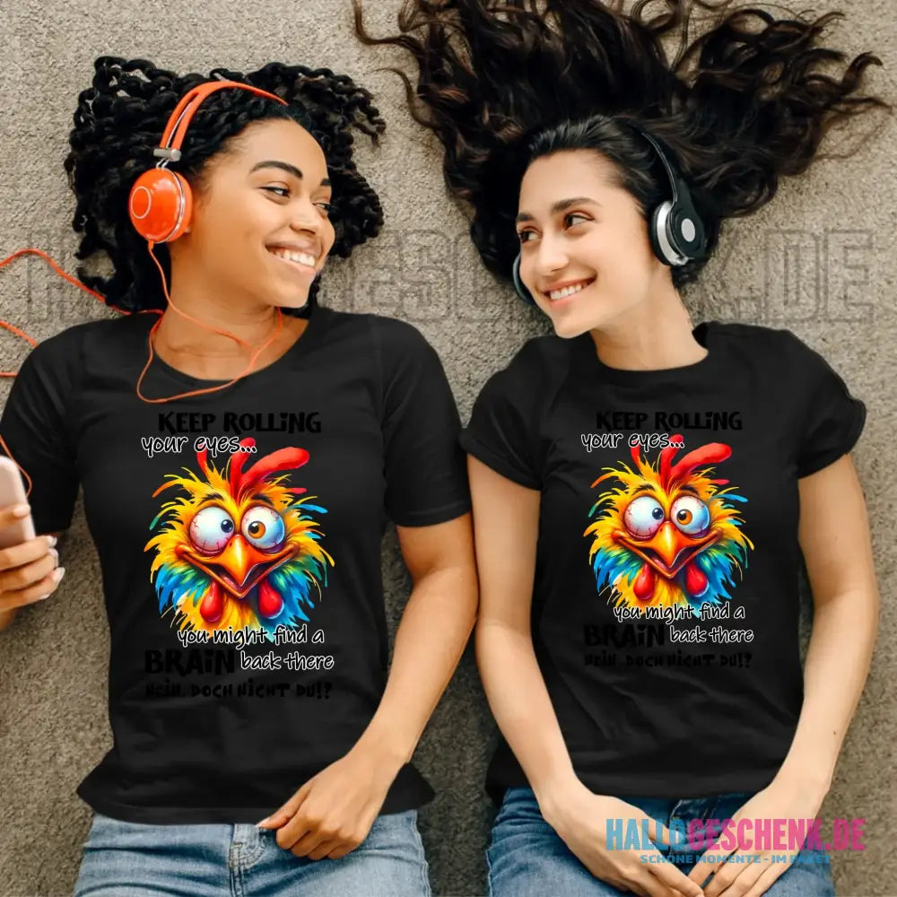 Find a brain!? • Ladies Premium T-Shirt XS-2XL aus Bio-Baumwolle für Damen • Exklusivdesign • personalisiert