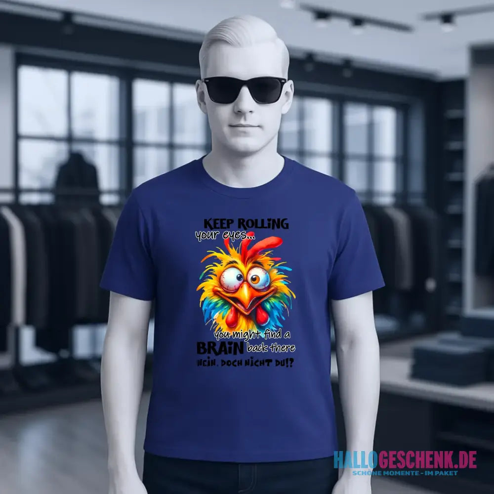 Find a brain!? • Unisex Premium T-Shirt XS-5XL aus Bio-Baumwolle für Damen & Herren • Exklusivdesign • personalisiert