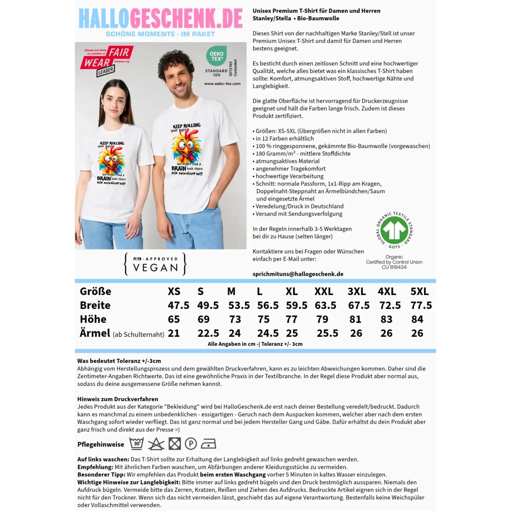 Find a brain!? • Unisex Premium T-Shirt XS-5XL aus Bio-Baumwolle für Damen & Herren • Exklusivdesign • personalisiert