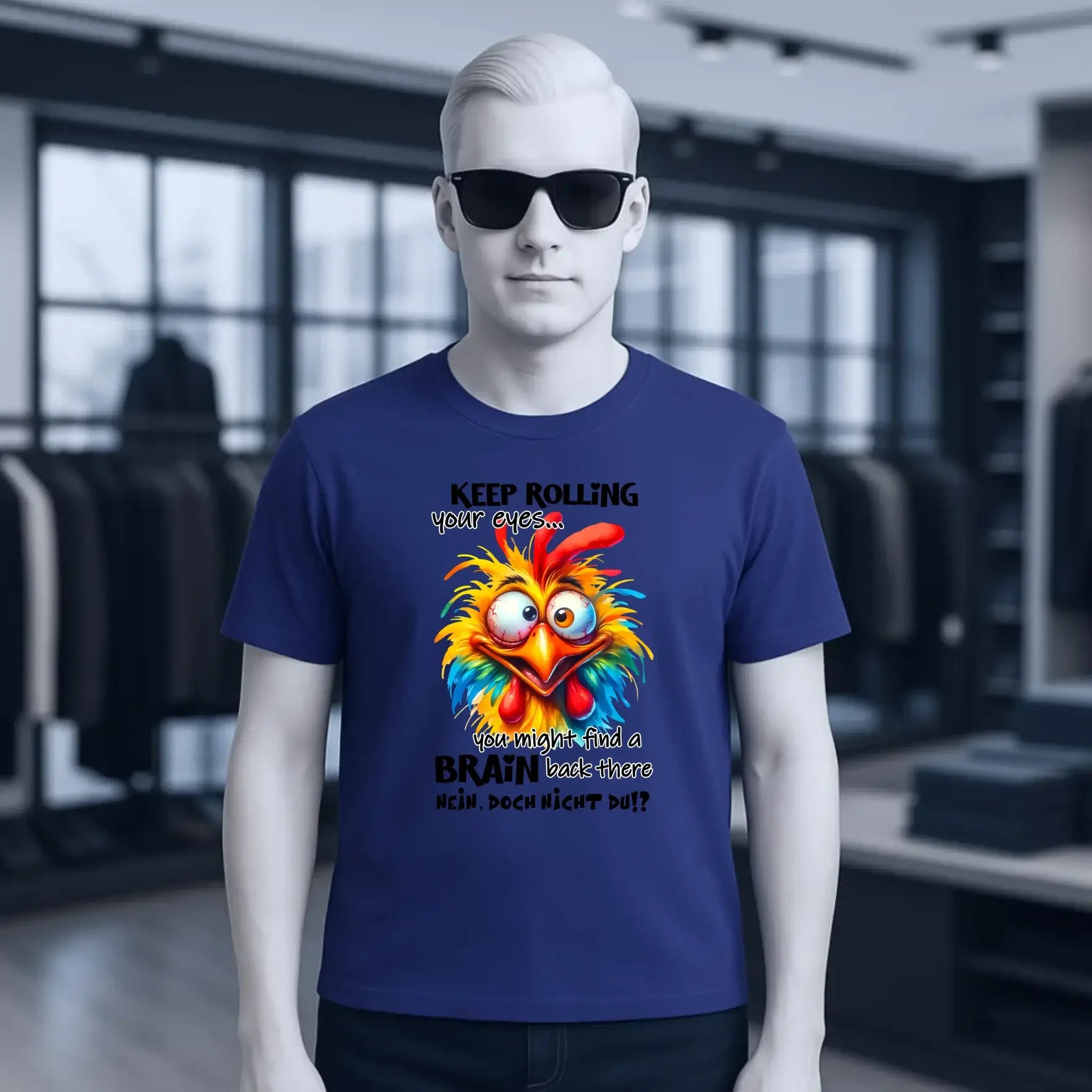 Find a brain!? • Unisex Premium T-Shirt XS-5XL aus Bio-Baumwolle für Damen & Herren • Exklusivdesign • personalisiert