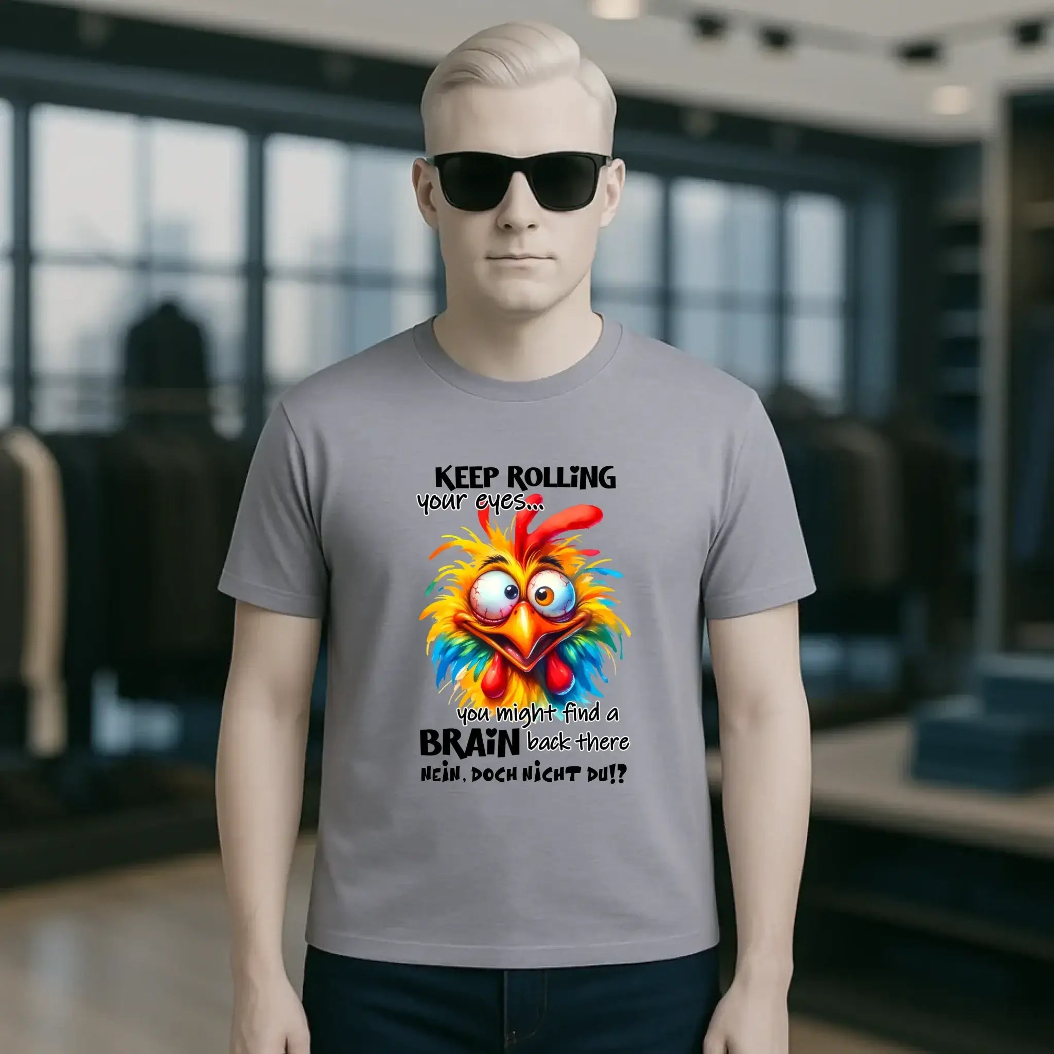Find a brain!? • Unisex Premium T-Shirt XS-5XL aus Bio-Baumwolle für Damen & Herren • Exklusivdesign • personalisiert