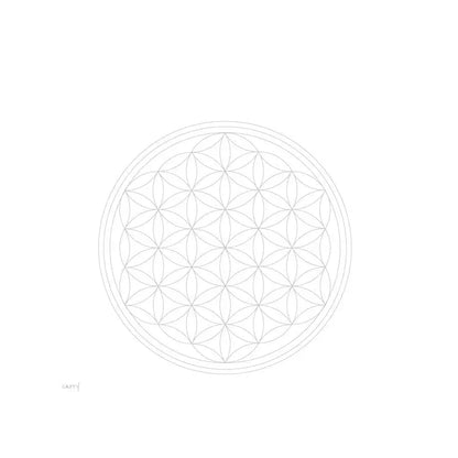 FLOWER OF LIFE 0,7 l Glasflasche