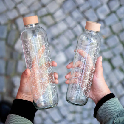 FLOWER OF LIFE 0,7 l Glasflasche