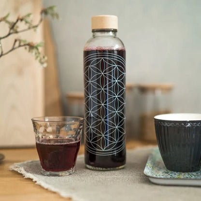 FLOWER OF LIFE 0,7 l Glasflasche