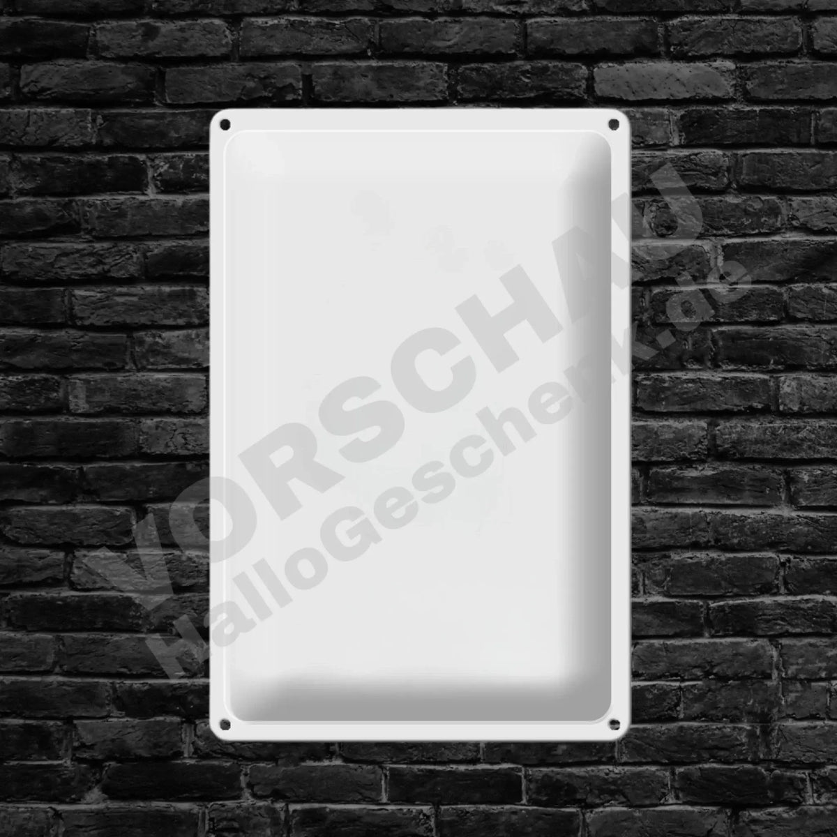 Mockup-Wand Schild 20x30 Hochkant Maske-7-Schild 20x30 Template Maske Hochkant