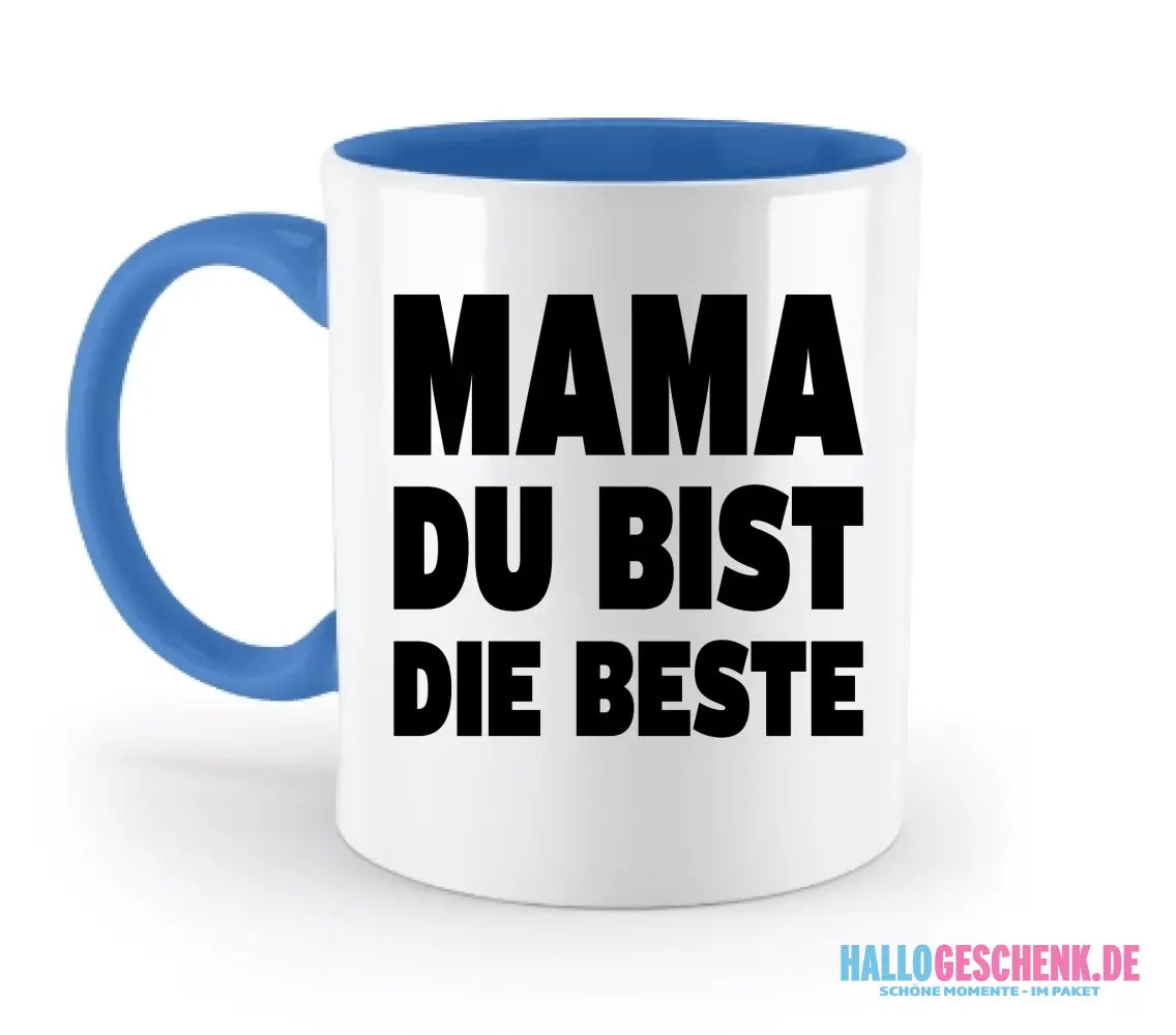 Fotowort: Mama • Fotogeschenk • personalisiert • zweifarbige Tasse (spülmaschinenfest) - zweifarbige Tasse