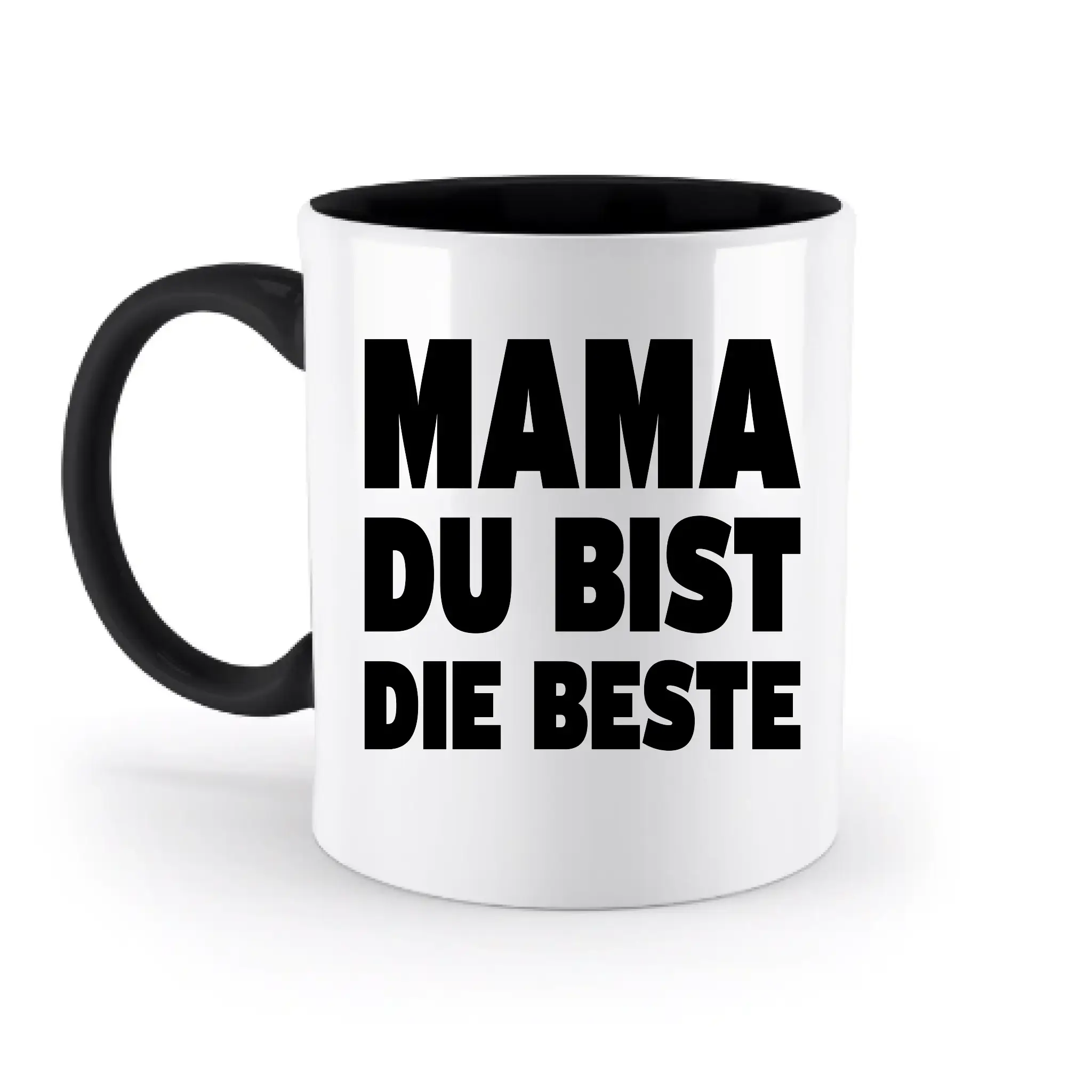 Fotowort: Mama • Fotogeschenk • personalisiert • zweifarbige Tasse (spülmaschinenfest) - zweifarbige Tasse