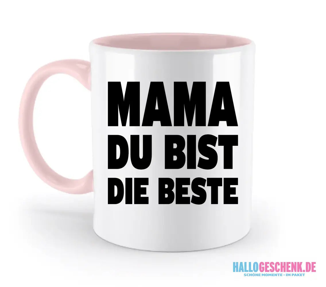 Fotowort: Mama • Fotogeschenk • personalisiert • zweifarbige Tasse (spülmaschinenfest) - zweifarbige Tasse