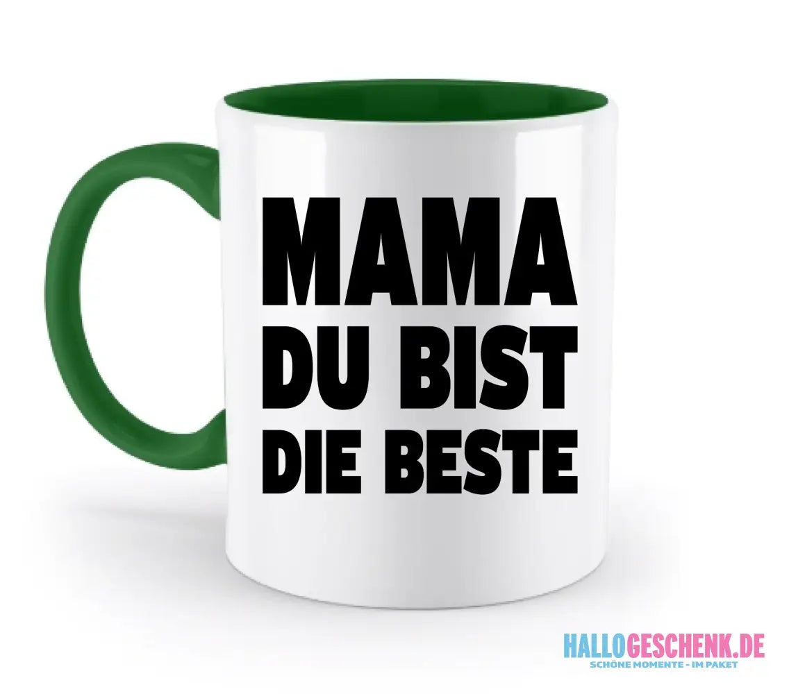 Fotowort: Mama • Fotogeschenk • personalisiert • zweifarbige Tasse (spülmaschinenfest) - zweifarbige Tasse