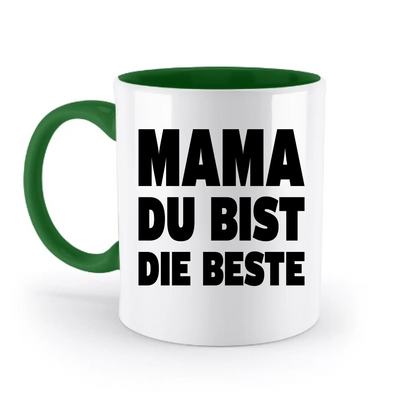 Fotowort: Mama • Fotogeschenk • personalisiert • zweifarbige Tasse (spülmaschinenfest) - zweifarbige Tasse