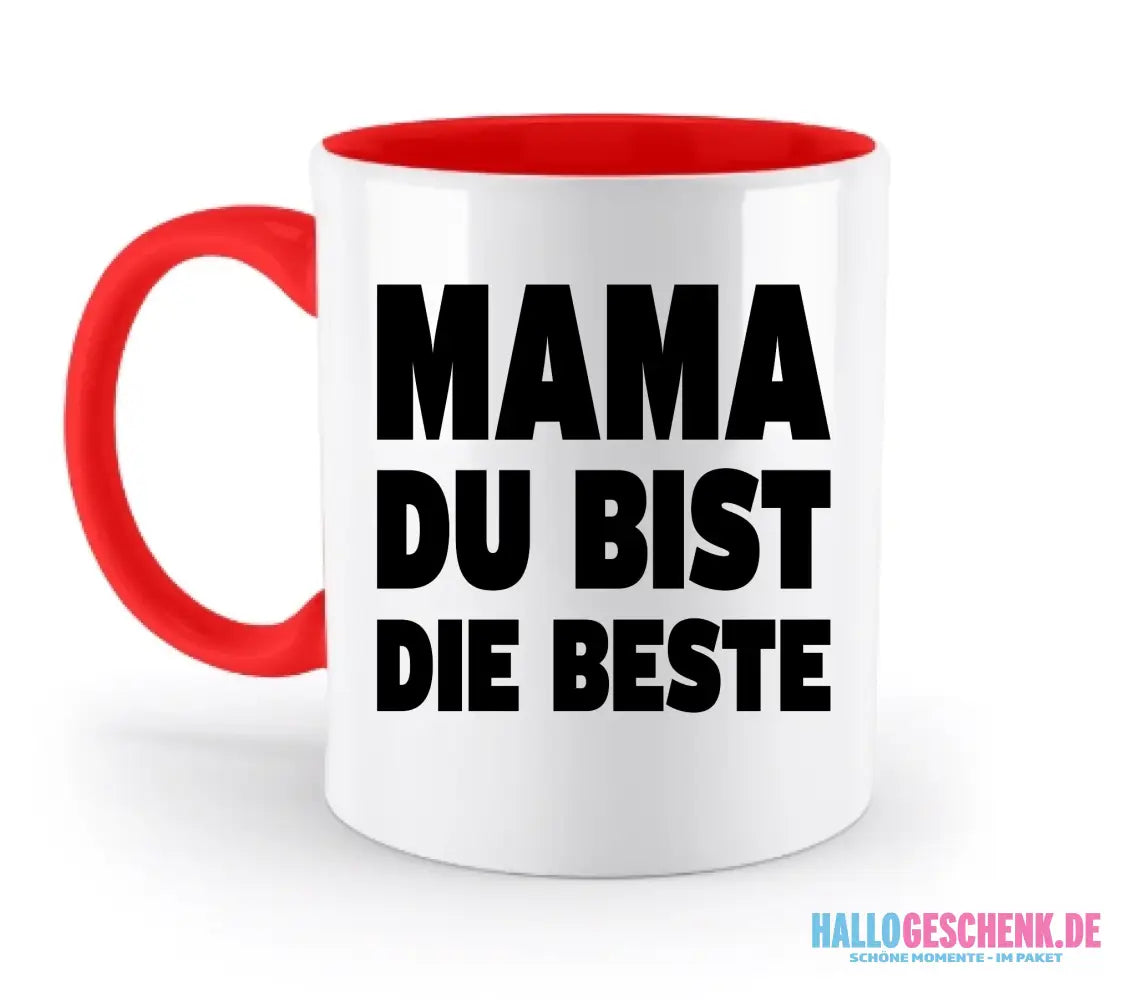 Fotowort: Mama • Fotogeschenk • personalisiert • zweifarbige Tasse (spülmaschinenfest) - zweifarbige Tasse