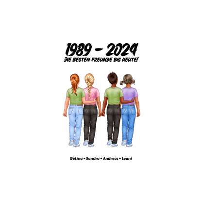 Friendship: 1-5 Kinder • mehrere Artikel • ’Statement-Collection’ • Wunschtext • personalisierte Figuren