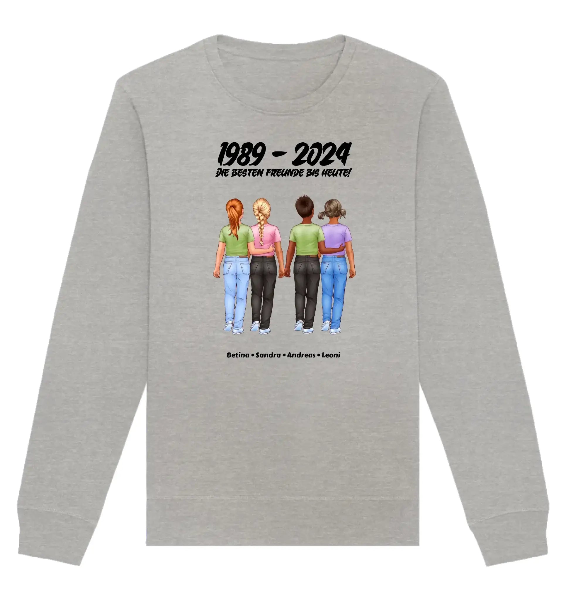 HalloGeschenk.de front-organic-basic-unisex-sweatshirt-c2c1c0-1116x